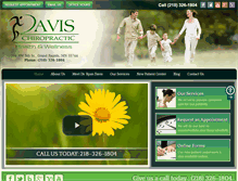 Tablet Screenshot of drdavischiro.com